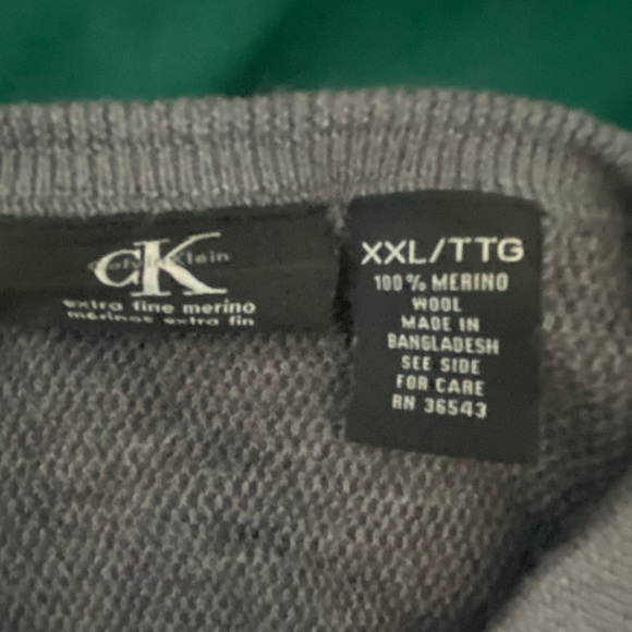 Calvin Klein Morino Wool Sweater - Picture 2 of 2